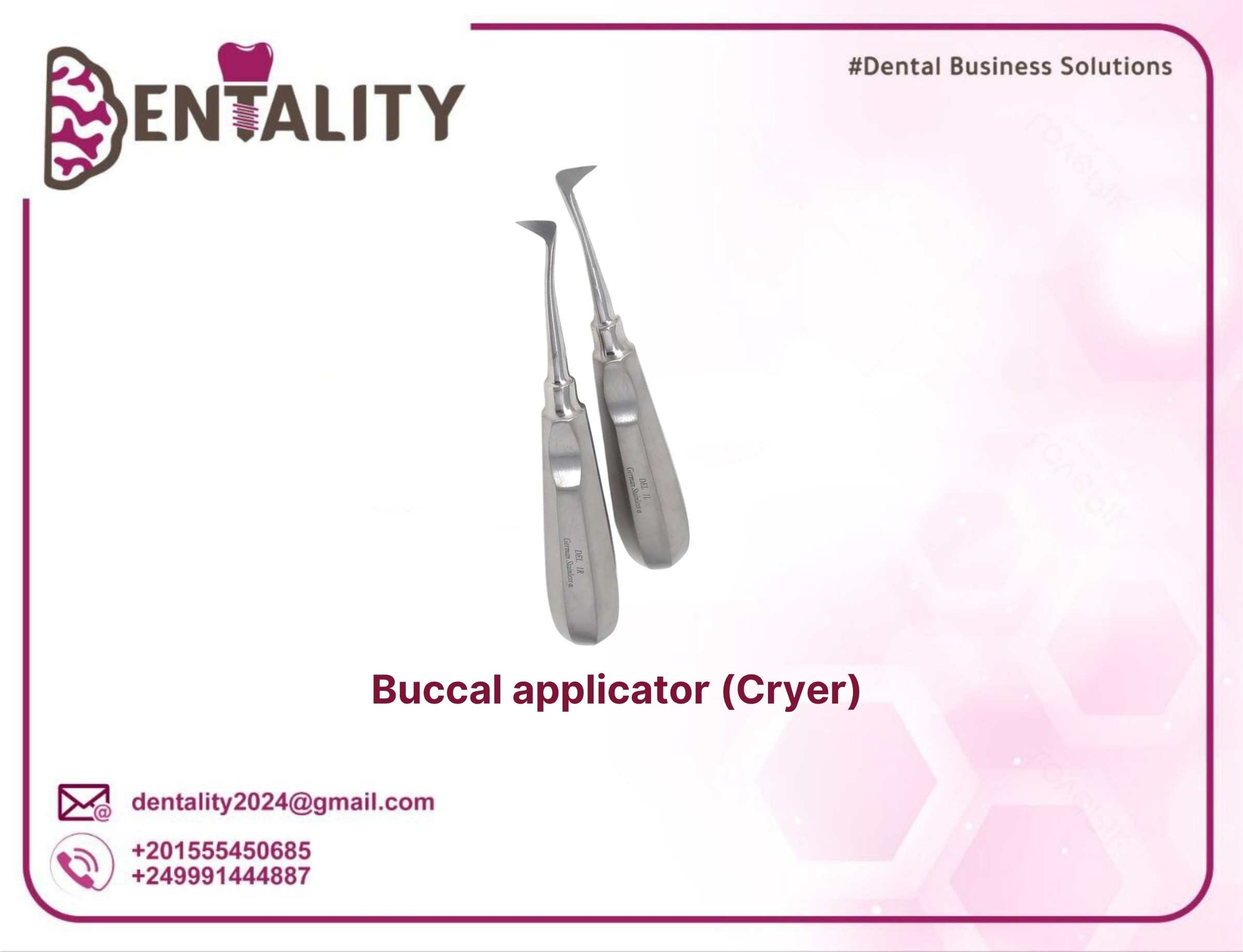 Buccal applicator elevator