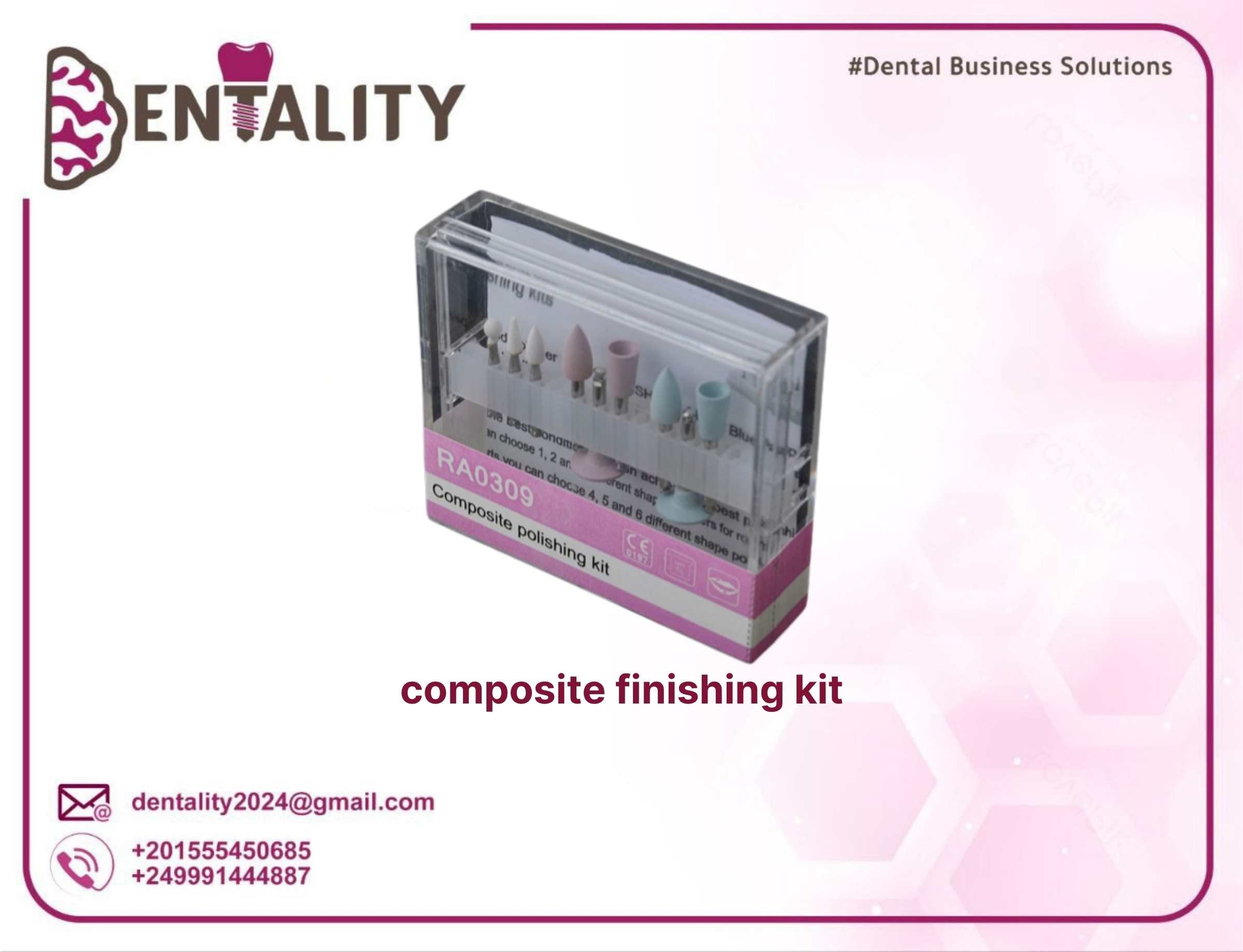 Composite finishing kit