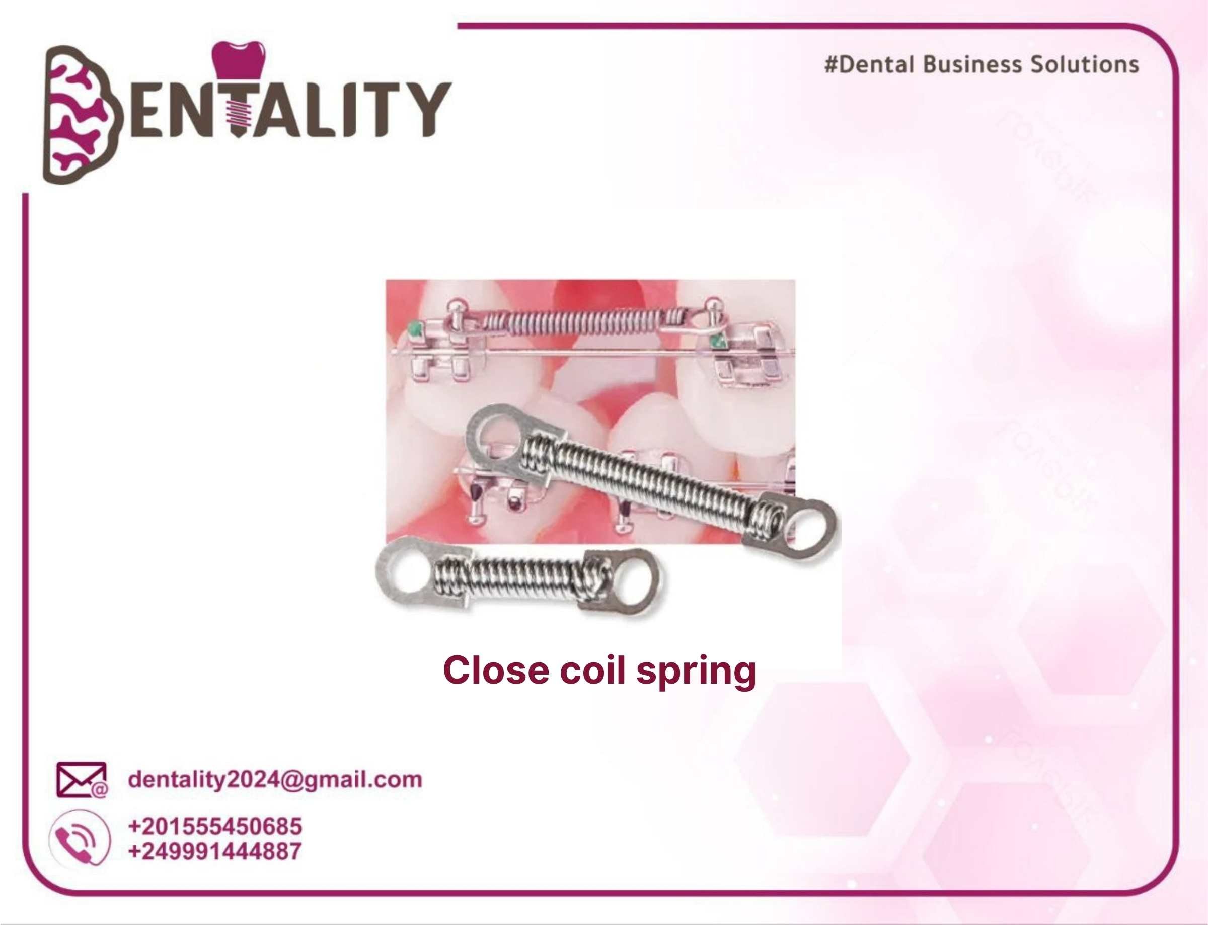 Close coil spring