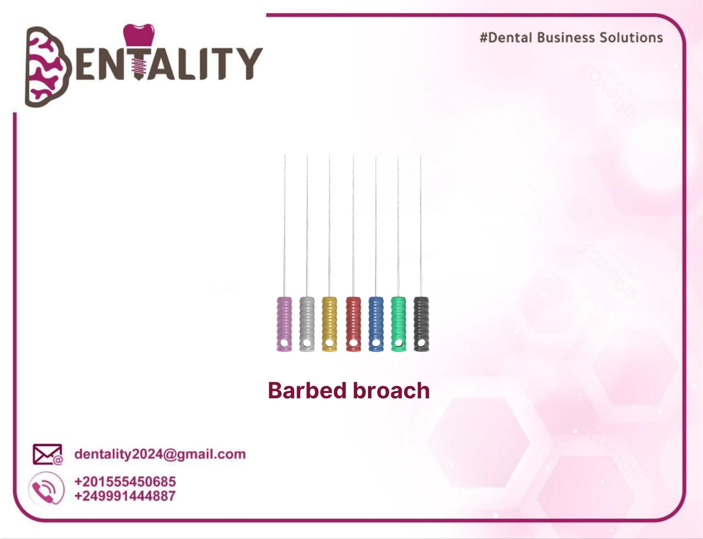 Barbed broach