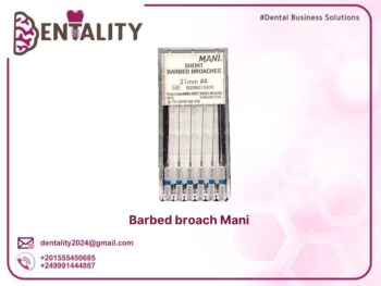 Barbed broach mani
