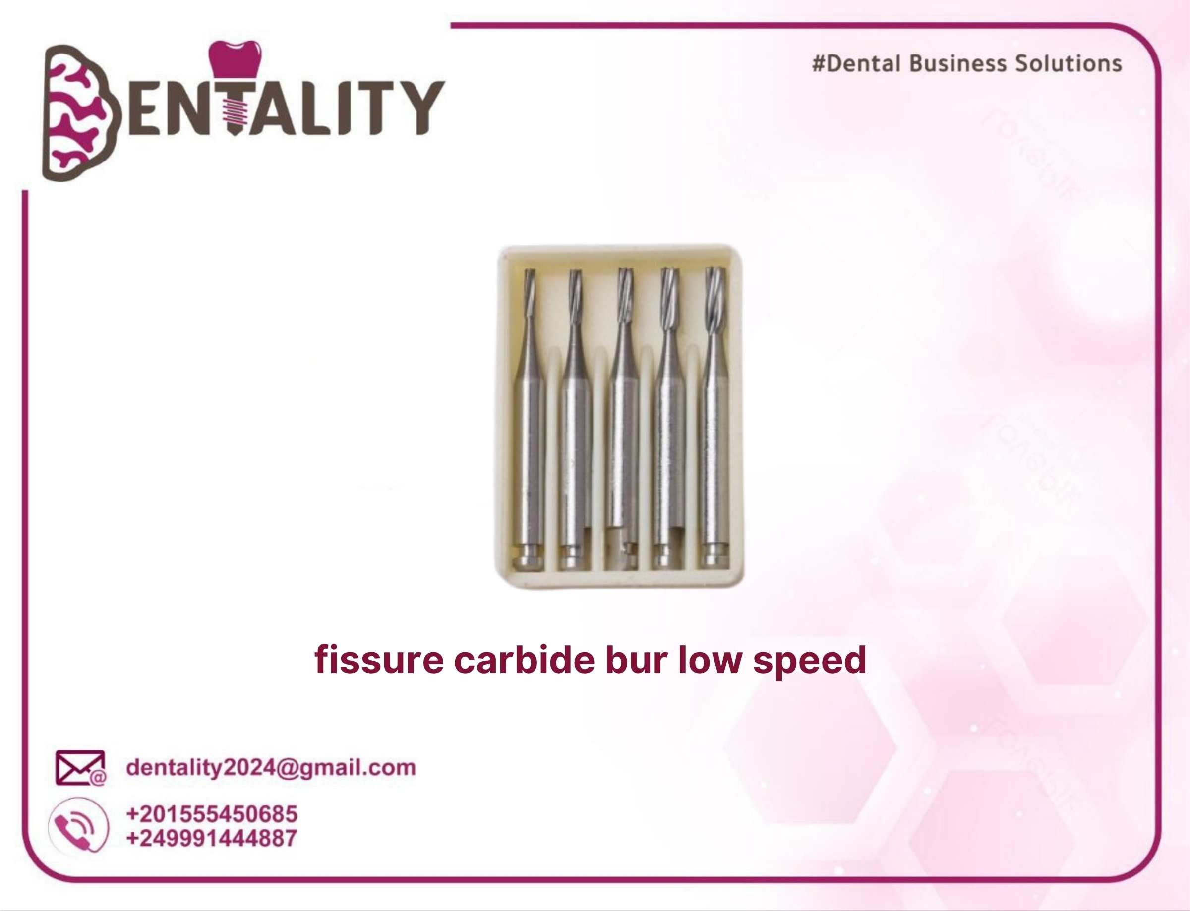 Surgical Handpiece fissure carbide bur