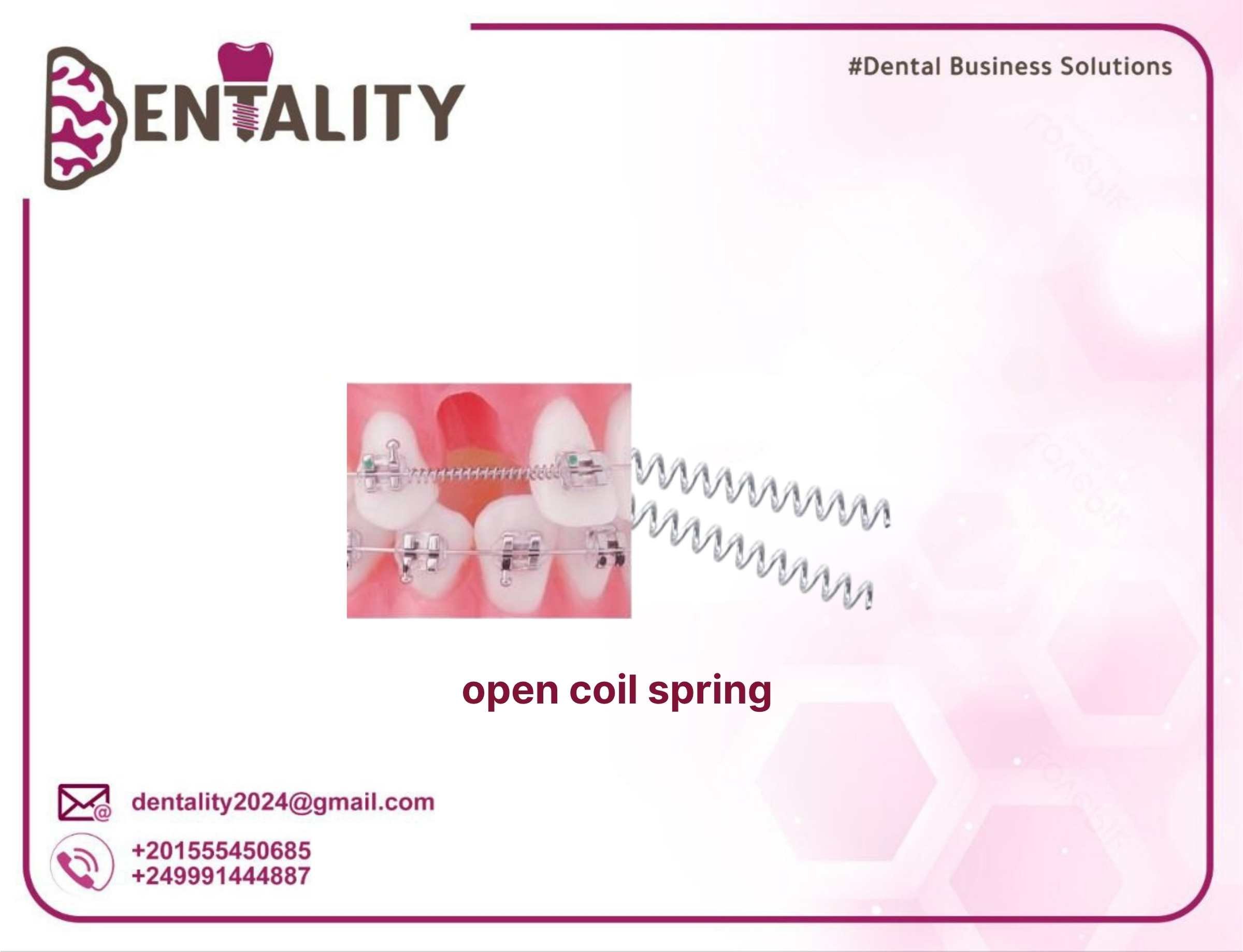 Open coil spring